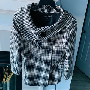 Isabella DeMarco Houndstooth Jacket Sz 6